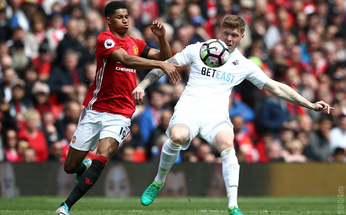 Mancherster United played against Swansea City at Old Trafford on Sunday, 30 April 2017. Picture: Twitter @ManUnited