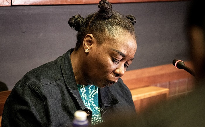 Nomia Rosemary Ndlovu continued her testimony in the Palm Ridge Magistrate Court on 15 September 2021. She is accused of killing several of her family members and boyfriend and plotting the murder of her sister and five kids. Picture: Xanderleigh Dookey Makhaza/Eyewitness News