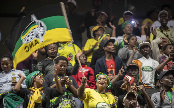 ANC members and supporters of Winnie Madikizela-Mandela waved flags, sang and danced and were predominantly jovial at the UJ Soweto Campus to mark Madikizela-Mandela's death and memorial. Picture: Thomas Holder/EWN.