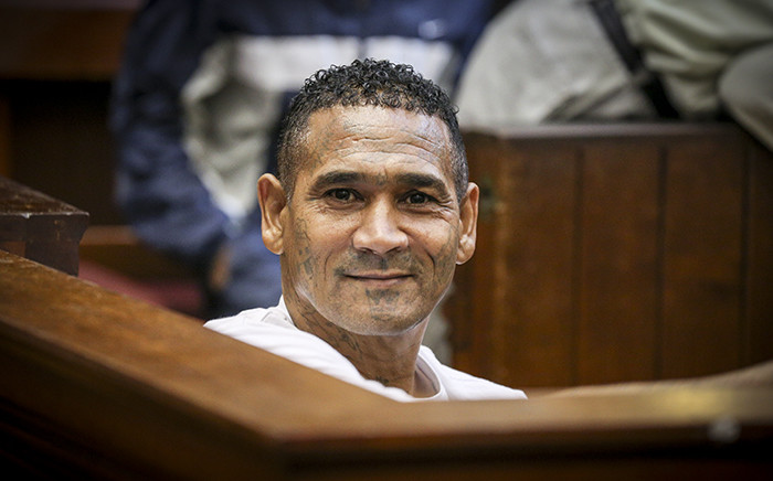 Geweld and 17 others appeared at the Western Cape High Court facing 166 charges including murder, attempted murder, conspiracy to commit murder. Picture: Thomas Holders/EWN.