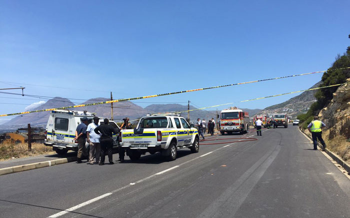 An investigation has been launched to determine the cause of the fire in the Fish Hoek area. Picture: Natalie Malgas/EWN.