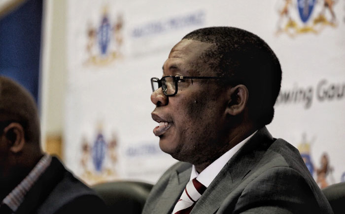 Gauteng Education MEC Panyaza Lesufi briefs the media on 14 January 2020 on the status of school admissions for the new academic year. Picture: Kayleen Morgan/EWN