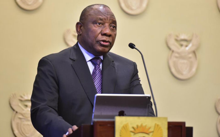 President Cyril Ramaphosa announces changes to his Cabinet on 22 November 2018. Picture: @PresidencyZA/Twitter