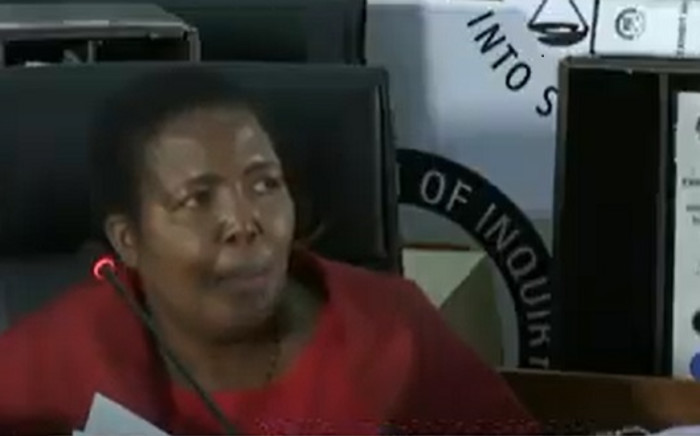 A screenshot of former Free State Agriculture chief financial officer (CFO) Seipati Dlamini. Picture: @SABCDigitalNews/YouTube