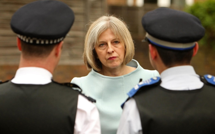 UK Home Secretary Theresa May. Picture: AFP.