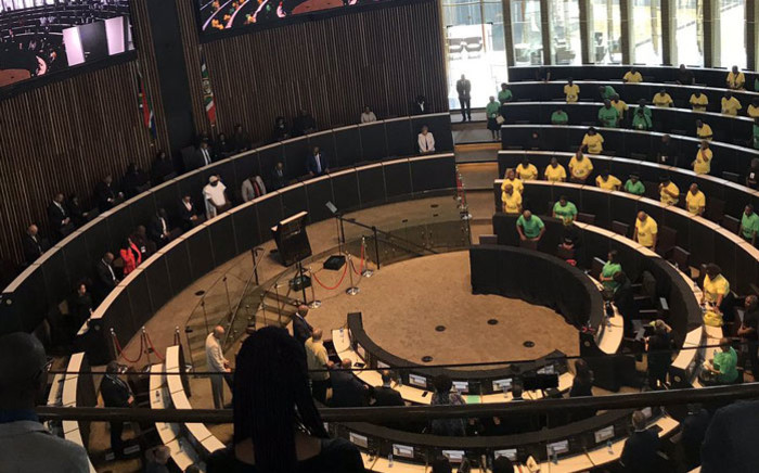 The Johannesburg council chambers ahead of Mayor Herman Mashaba's State of the City Address on 30 April 2019. Picture: @CityofJoburgZA/Twitter