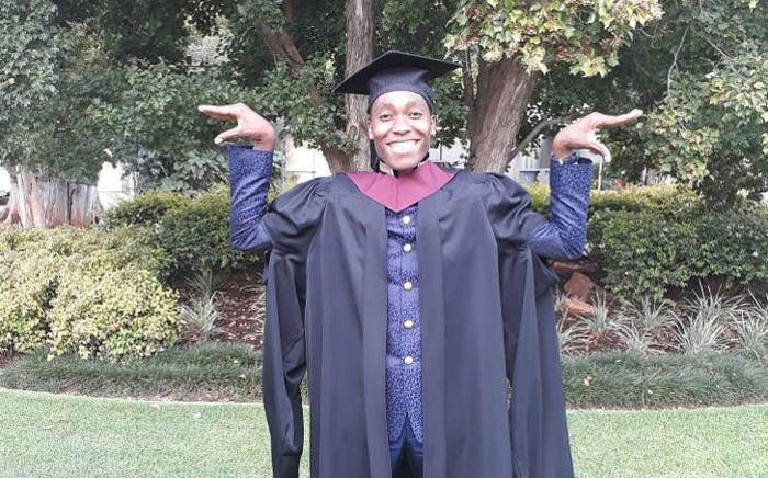 Caster Semenya poses after graduating at the North West University. Picture: @caster800m/Twitter