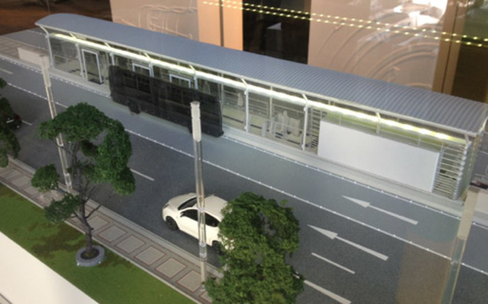 A model of the Tshwane BRT system. Picture: Barry Bateman/EWN.