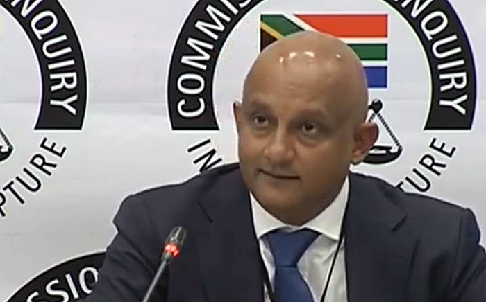 FILE: A screengrab shows the owner of NEO Solutions' Vivien Natasen at the state capture inquiry on 12 July 2019. Picture: SABCDigitalNews/Youtube.