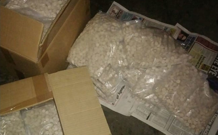 The drugs confiscated by police in Kraaifontein on 26 June 2019. Picture: @SAPoliceService/Twitter