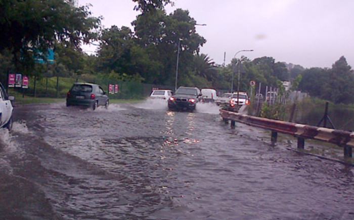 Major roads around Johannesburg have been affected following heavy rain in many parts of Gauteng. Picture: Angelo Tyler/iWitness.