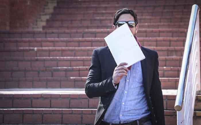 FILE: Adam Catzavelos leaves the Randburg Magistrates Court after his first appearance. Catzavelos is being charged with crimen injuria. Picture: Abigail Javier/EWN