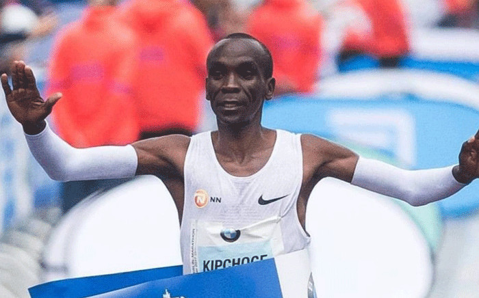 FILE: Kenya’s Olympic marathon champion Eliud Kipchoge. Picture: @EliudKipchoge/Twitter.