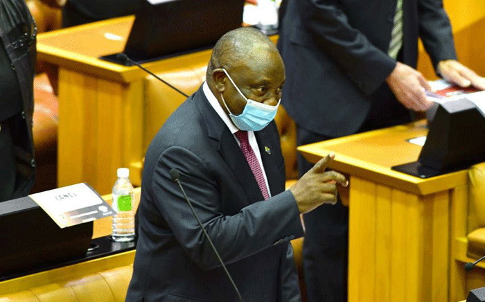 FILE: President Cyril Ramaphosa in Parliament. Picture: GCIS