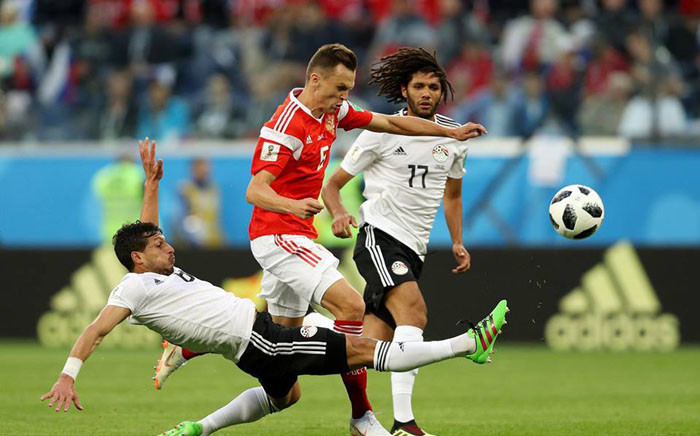 Egypt suffered a second defeat at the tournament after losing the game 3-1 against hosts Russia. Picture: Facebook.com.