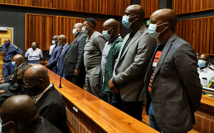 FILE: ANC treasurer in Limpopo Danny Msiza, businessman and former ANC Youth League member Kabelo Matsepe and five others appeared in the Palm Ridge Magistrates Court on 12 March 2021 for their alleged role in the looting of VBS funds. Picture: Boikhutso Ntsoko/Eyewitness News.