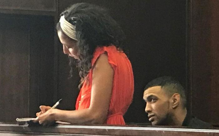 FILE: Ameerudien Peters (right), who raped and murdered toddler Jeremiah Ruiters, is pictured with the child's mother Abigail Ruiters (in red) in the Western Cape High Court on 5 November 2019. Picture: Lauren Isaacs/EWN
