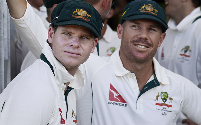 FILE: Australian cricketers Steve Smith (left) and David Warner (right). Picture: AFP
