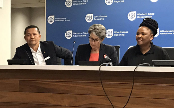 Western Cape Health Department officials giving an update on the province’s readiness to deal with the coronavirus (Covid-19) on 2 March 2020. Picture: Kevin Brandt/EWN