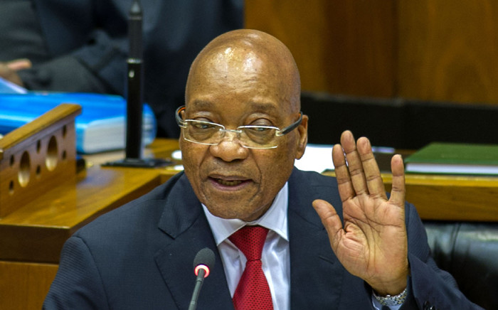 FILE: President Jacob Zuma speaks in Parliament. Picture: GCIS.