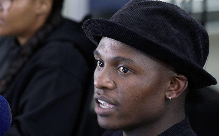 A youth activist participates in EWN's Politics Sphithiphithi podcast. Picture: EWN