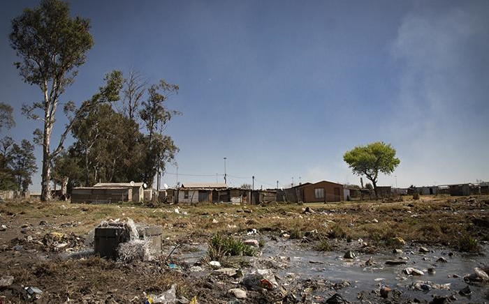 Raw sewage at a settlement in Boipatong in the Vaal area. Picture; Sethembiso Zulu/EWN