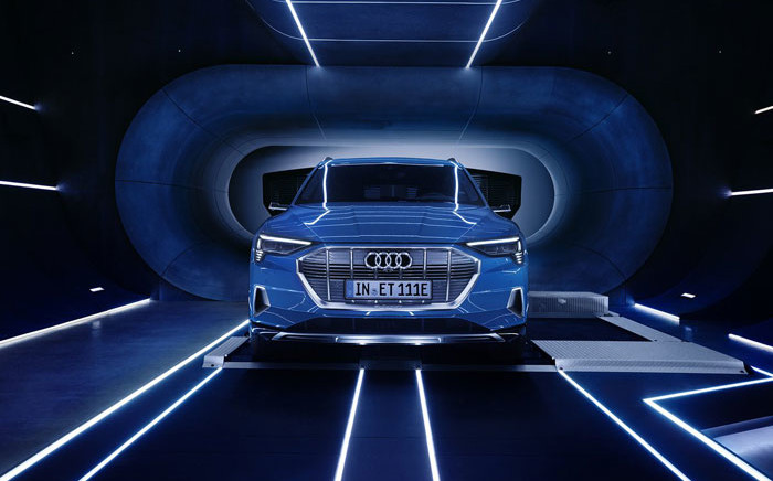 Audi unveils its first fully electric SUV. Picture: @AudiOfficial/Twitter