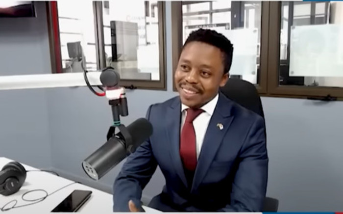 Thapelo Amad during an interview with Radio Islam on 27 January 2023. Picture: Screengrab/Radio Islam International YouTube