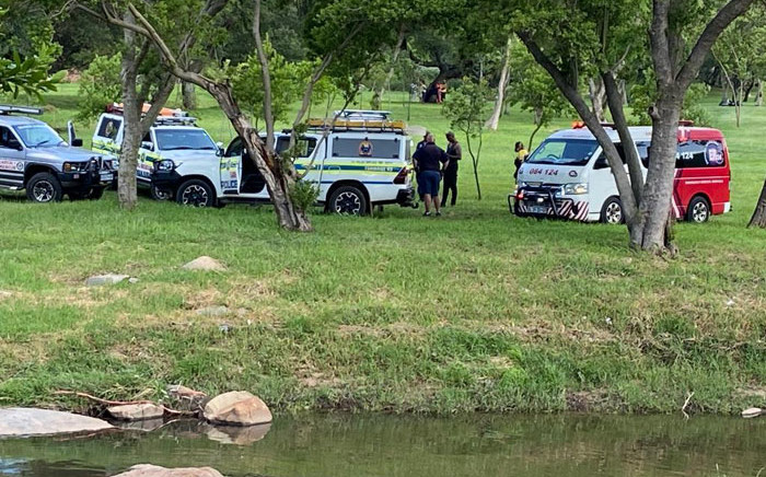 Search & rescue personnel on scene on 4 December 2022 after the Jukskei River floods claimed the lives of a number of people during a baptism ceremony on 3 December 2022. Picture: @ER24EMS/Twitter