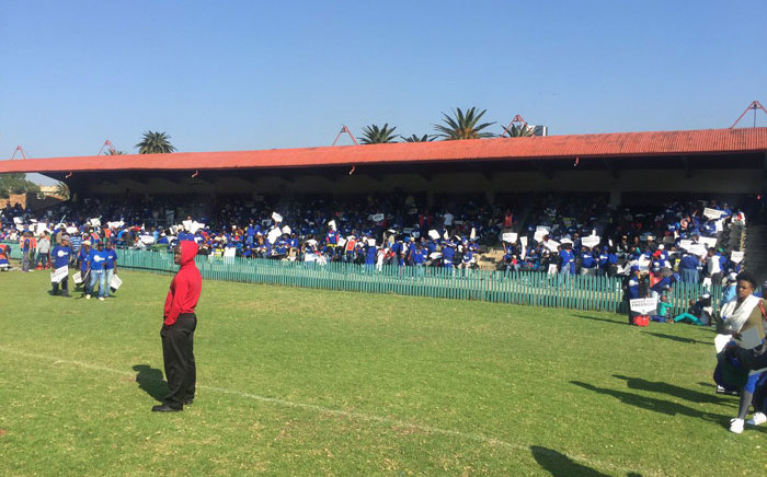 Freedom Movement supporters at the Caledonian Stadium in Pretoria. Picture: Pelane Phakgadi/EWN