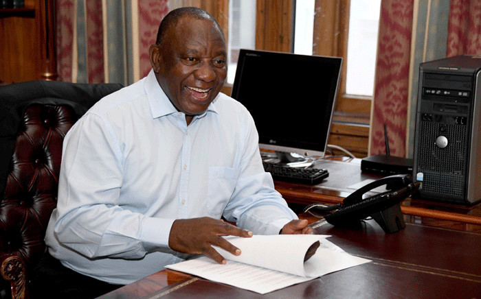 President Cyril Ramaphosa at his official residence, Genadendal in Cape Town, ahead of the 2020 State of the Nation Address. Picture: GCIS.