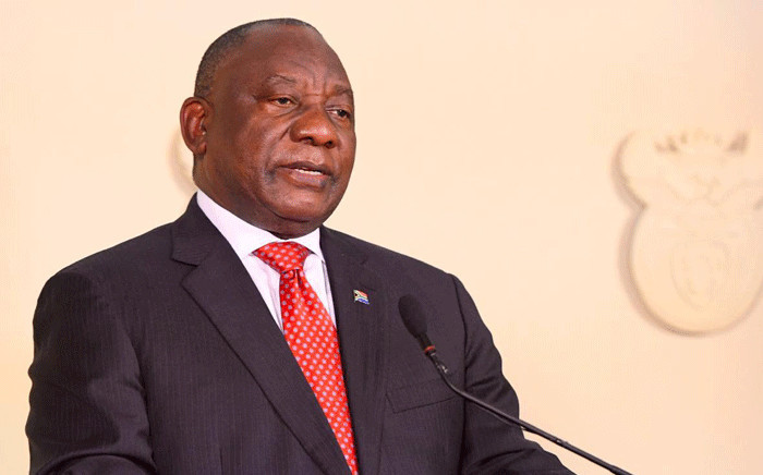 FILE: President Cyril Ramaphosa addresses the nation on 17 June 2020 on the easing of level 3 lockdown restrictions. Picture: GCIS.