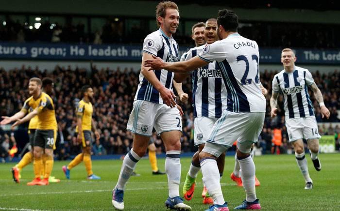 Two headers by Craig Dawson and a Hal Robson-Kanu strike lifted West Bromwich Albion to a 3-1 win over Arsenal. Picture: Twitter @WBA