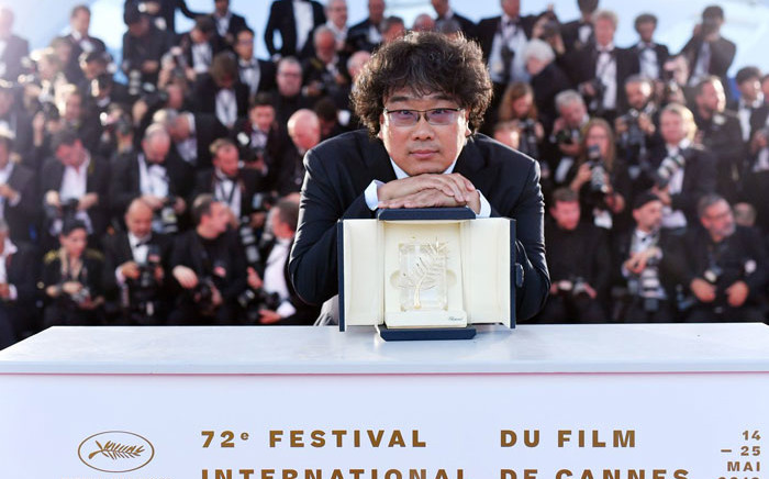 Cannes Film Festival 2019 Palme d'Or winner Bong Joon-Ho. Picture: @Festival_Cannes/Twitter