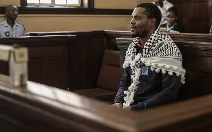 FILE: Mcebo Dlamini at the Johannesburg magistrates court for his bail application on 18 October 2016. Picture: AFP