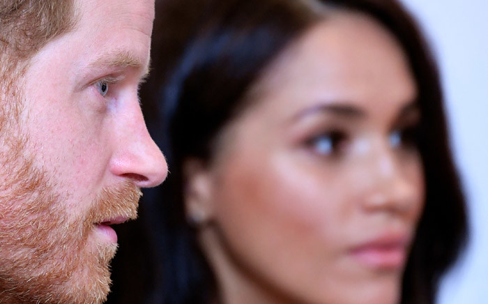 In this file photo taken on in October 2019 Britain's Prince Harry, Duke of Sussex, and Britain's Meghan, Duchess of Sussex, attend the annual WellChild Awards in London. Picture: AFP