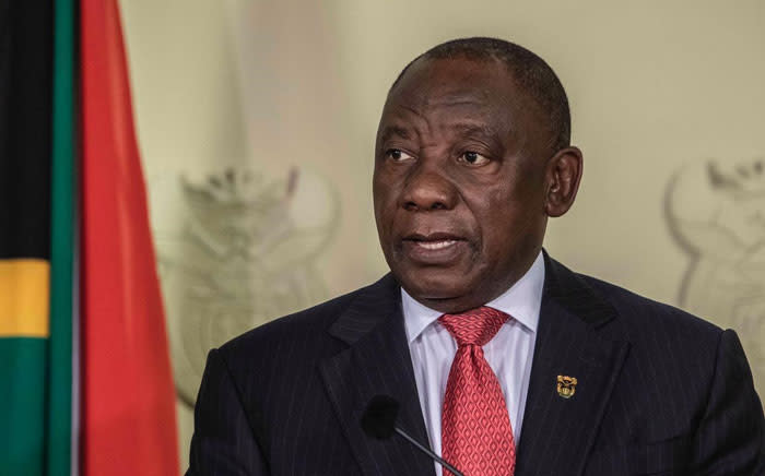 FILE: President Cyril Ramaphosa announces his new Cabinet on 29 May 2019 at the Union Buildings. Picture: Abigail Javier/EWN 