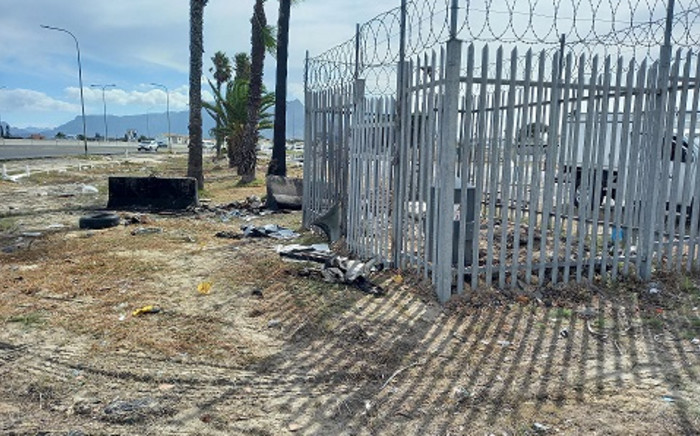 Vandalised electrical infrastructure in Cape Town. Picture: City of Cape Town/Supplied.