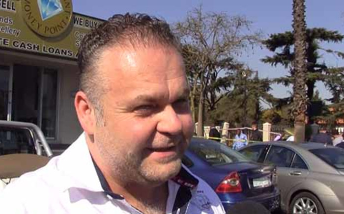 FILE: Czech businessman Radovan Krejcir at the scene where he survived an attempted hit on his life in Bedfordview. Picture: Christa van der Walt/EWN