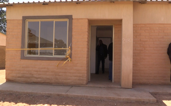FILE: Forty houses were handed over by the Western Cape Human Settlements Department. Picture: Kgothatso Mogale/EWN. 