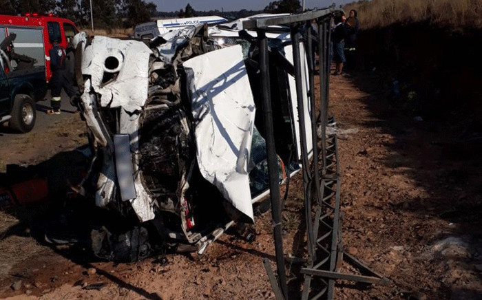 FILE: Four people were killed during a collision between a car and bakkie in Mpumalanga. Picture: ER24.