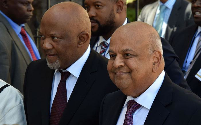Deputy Finance Minister Mcebisi Jonas and Finance Minister Pravin Gordhan ahead of the 2017 Budget speech in Parliament on 22 February 2017. Picture: GCIS.