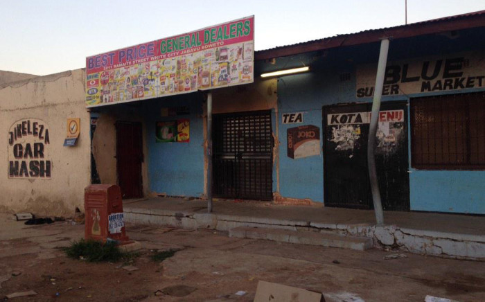 Foreign-owned shops were closed on Friday morning after wide spread looting that lasted through Thursday night. Picture: Gia Nicolaides/EWN