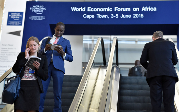 Delegates arriving at the World Economic Forum on Africa in Cape Town. Picture: GCIS.