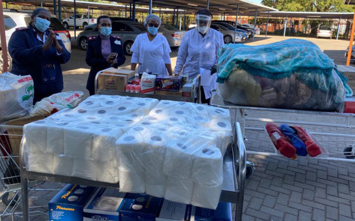 2Care4Carers group donating goods for health professionals at a hospital in Gauteng. Picture: Supplied.