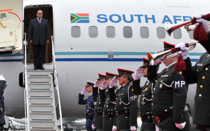 FILE: President Jacob Zuma arrives in Brussels Belgium for the SA EU Summit meeting. Picture: GCIS.