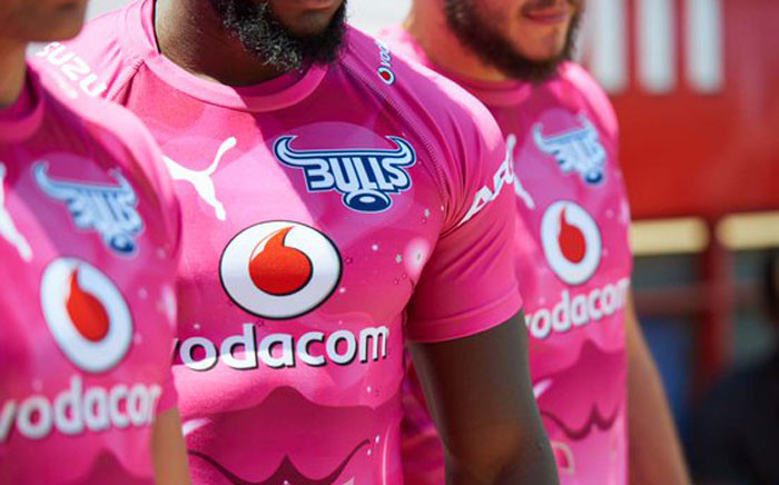 The Blue Bulls will be dressed in pink this weekend to raise awareness about cancer. Picture: Twitter @BlueBullsRugby.