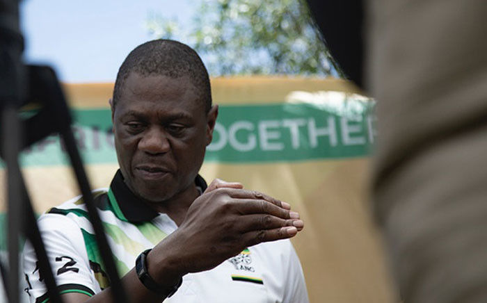 ANC treasurer-general Paul Mashatile at a party event in Kimberley in the Northern Cape on 9 January 2020. Picture: Sethembiso Zulu/EWN