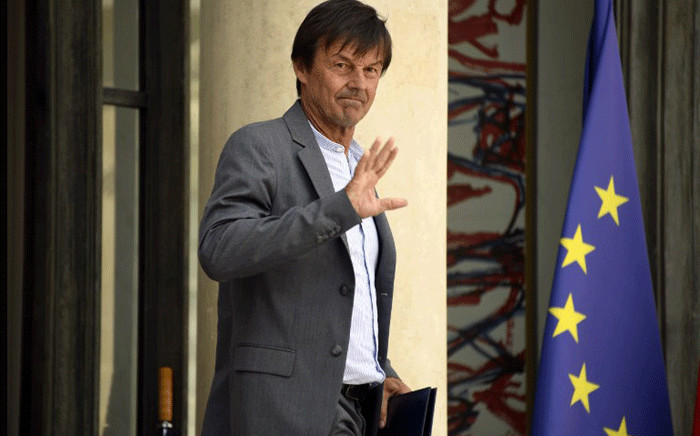 French Minister for the Ecological and Inclusive Transition Nicolas Hulot leaves the Elysee Palace after the weekly cabinet meeting, on August 22, 2018 in Paris. Picture: AFP.