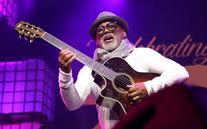Cape Town-born guitarist Jonathan Butler jams out at the Cape Town International Jazz Fest on 30 March 2019. Picture: Bertram Malgas/EWN